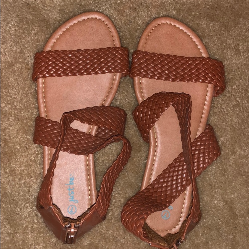 Brown sandals